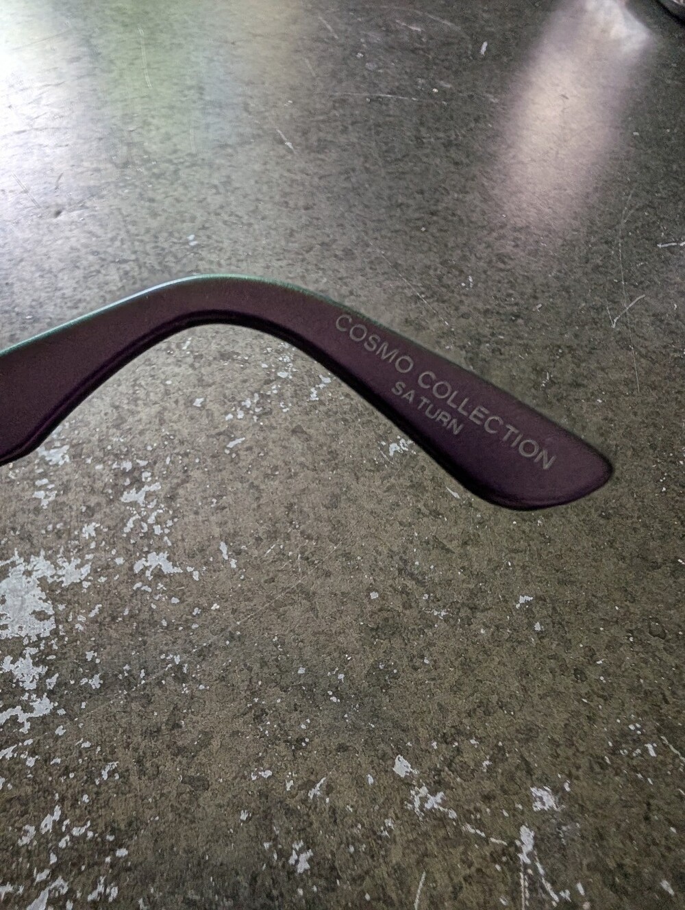 Ray-Ban Cosmo Collection Saturn Purple Sunglasses Blue Mirrored Lenses Case - Picture 5 of 5